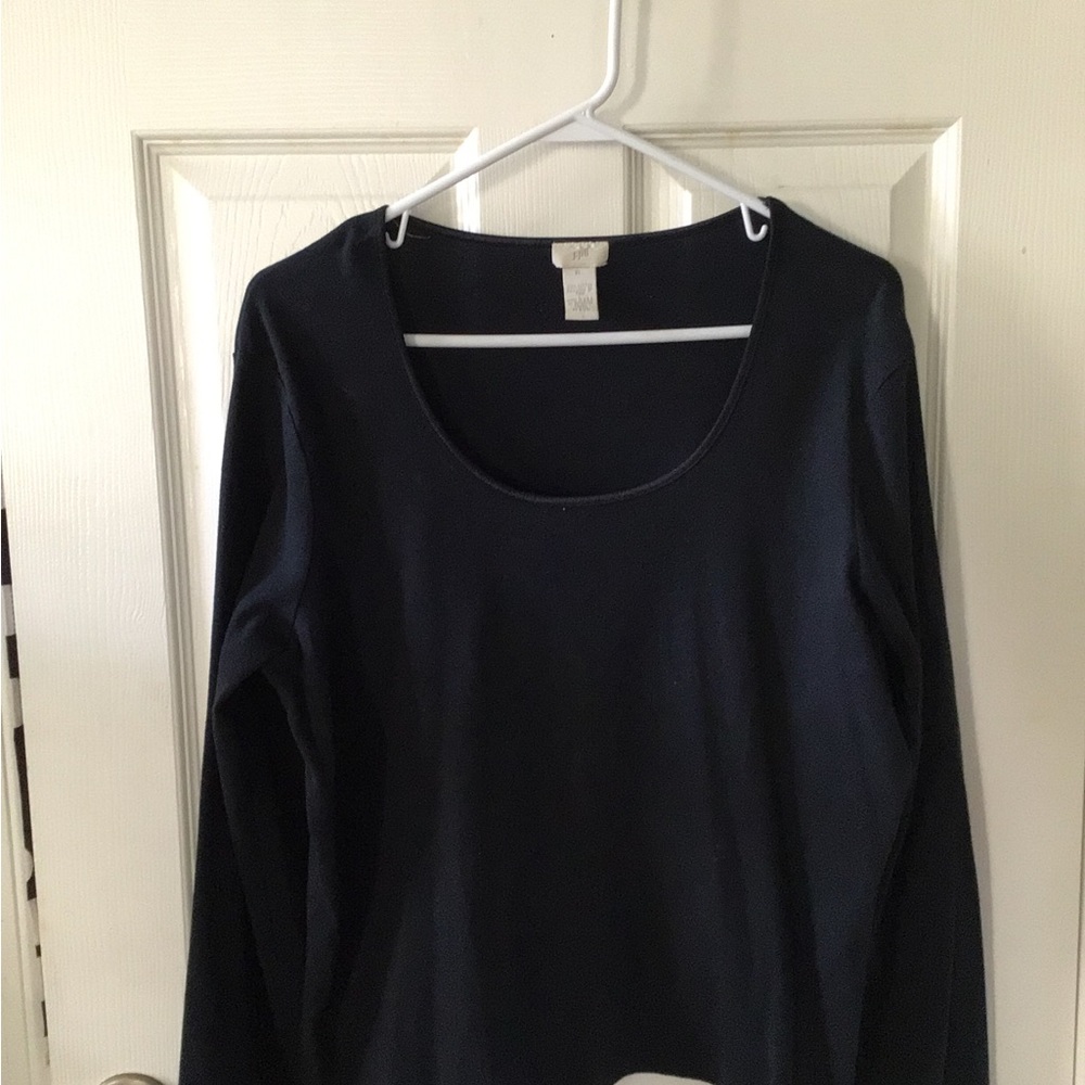 J.Jill cotton longsleeve top Xl